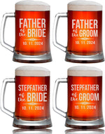 Personalized Father of The Bride or Groom Beer Mug