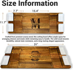 Personalized Charcuterie Boards, 31'' Custom Cheese Board for Cheese & Meat