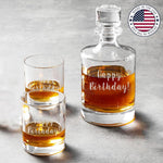 Custom Round Whiskey Decanter