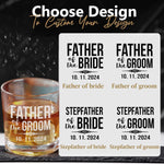 Personalized Father of The Bride or Groom Whiskey Glass