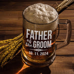 Personalized Father of The Bride or Groom Beer Mug