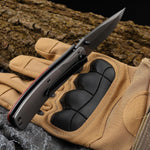 Personalized Groomsmen Red Wood Knife