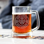 Custom Beer Mug with Engraved Logo