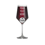 18oz Custom Crystal Wine Glass
