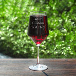 Custom Text Wine Glasses - Personalized Engraved Wine Glass | Perfect for Bridesmaids Proposal, Wedding Party Gifts, Birthday or Funny Gift