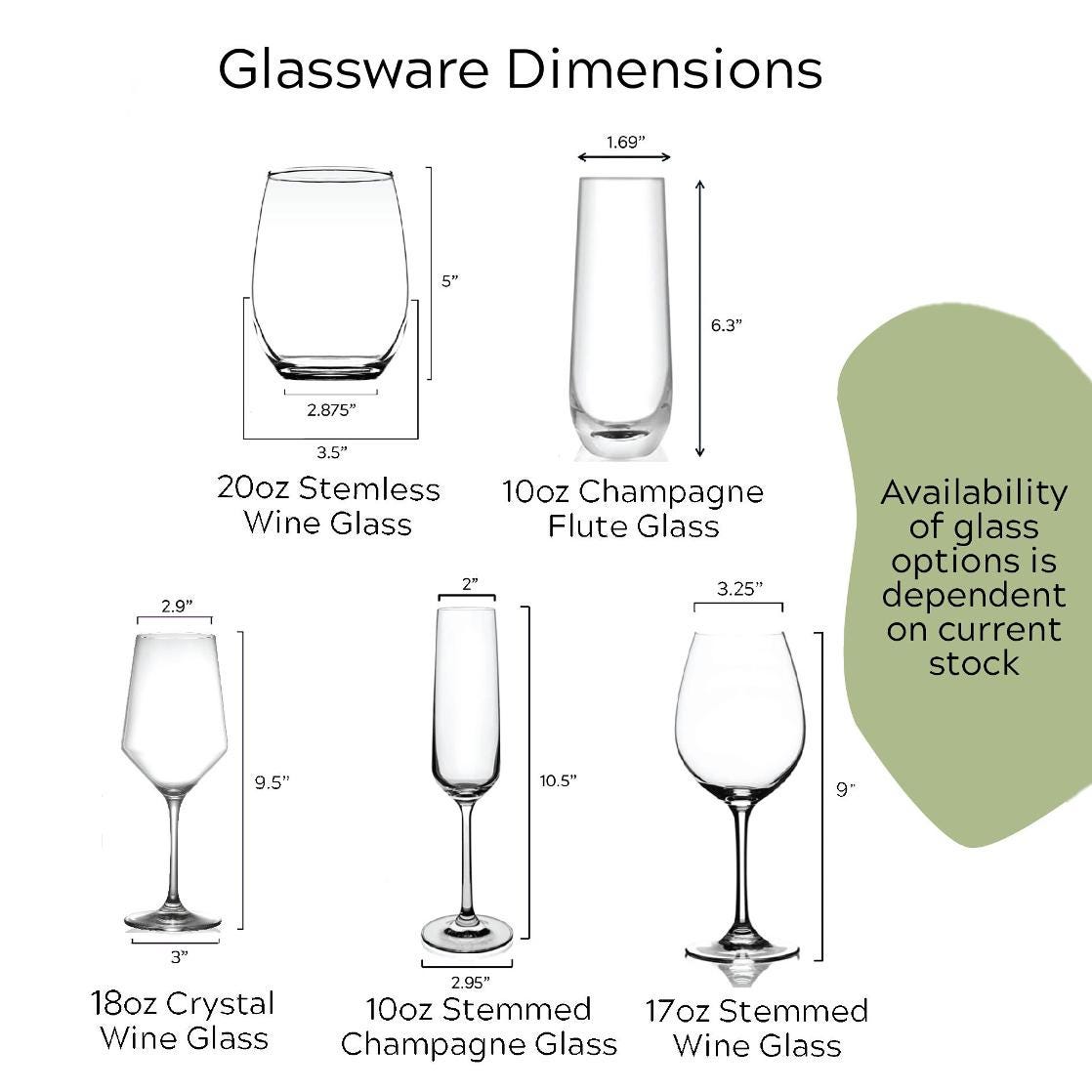 Custom Logo Wine Glasses - Add Your Personalized Design or Company Logo - Bulk Glasses or Companies, Realtors, Parties, Weddings or Events