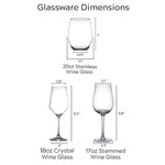 Long Distance Friendship Stemless Wine Glass | Personalized Going Away, Graduation, Remote Working or Moving Gift | Multiple States