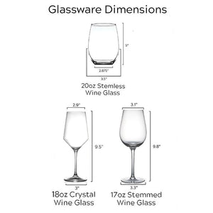 Long Distance Friendship Stemless Wine Glass | Personalized Going Away, Graduation, Remote Working or Moving Gift | Multiple States