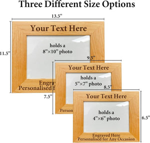 Personalized Picture Frame with Your Custom Text, Wedding Picture Frame with Gift Box
