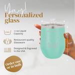 Long Distance Friendship Wine Tumbler | Personalized Friend Gift for Going Away, Graduation, Remote Working or Moving Gift | Multiple States