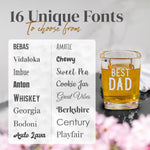 Custom Shot Glass 3oz with Bulk Pricing, Personalized Shot Glass | Great for Birthdays, Bachelor Party or Wedding Favors