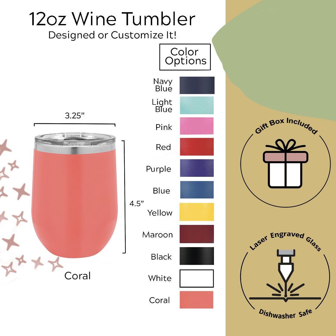 Long Distance Friendship Wine Tumbler | Personalized Friend Gift for Going Away, Graduation, Remote Working or Moving Gift | Multiple States