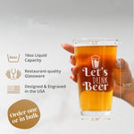 Custom Beer Glass 16oz Pint Glass with Bulk Pricing - Custom Business Gifts, Corporate Gifts, Promotional Gifts, Office Gifts