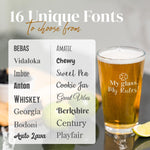 Custom Beer Glass 16oz Pint Glass with Bulk Pricing - Custom Business Gifts, Corporate Gifts, Promotional Gifts, Office Gifts