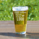 Custom Beer Glass 16oz Pint Glass with Bulk Pricing - Custom Business Gifts, Corporate Gifts, Promotional Gifts, Office Gifts
