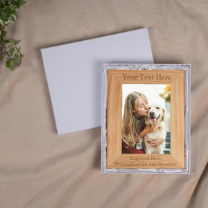 Personalized Picture Frame with Your Custom Text, Wedding Picture Frame with Gift Box