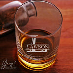 Personalized Whiskey Glass with Bottom Engraving