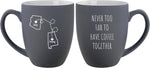 Never to Far Coffee Mug, Ceramic Mug for Long Distance Friends, Personalized Moving, Birthday, Get Together Gift, for Women, Friends, Cousin