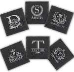 Custom Engraved Coaster, Monogrammed Personalized Coasters, Perfect Birthday, Housewarming, Host or Hostess Gift
