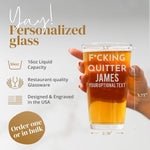 Personalized Retirement Gift, Beer or Whiskey Glasses Perfect for Retirement Party, Last Day, Dad or Grandpa Retiring