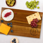 Personalized Cutting Board, 16"x11"x1" Acacia Wood, Monogrammed Charcuterie Board, Perfect Housewarming, Wedding, Anniversary, Birthday Gift