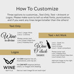 Custom Whiskey Glass with Custom Text, Logo and Bulk Pricing - Business, Corporate, Promotional, and Office Gifts, Party or Wedding Favors