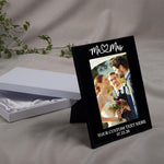Personalized Wedding Picture Frame, Custom Mr & Mrs Wedding Picture Frame Gift