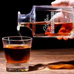 Groomsmen Whiskey Glasses or Decanter Set, Custom Best Man Gift for Wedding Favors, Best Man Proposal Gifts, and Bachelor Party