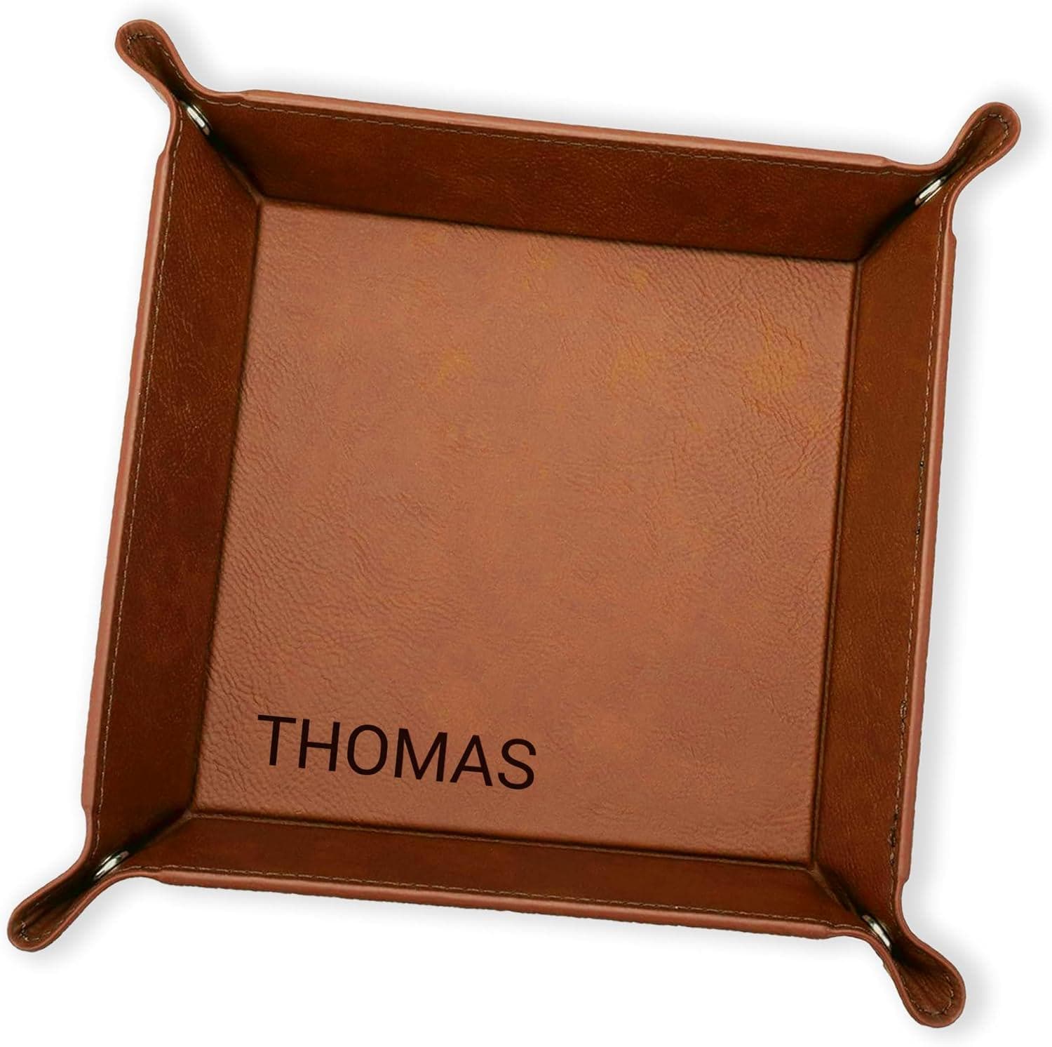 Personalized Valet Tray, Custom Catch All Tray for Keys, Nightstand, or Desk