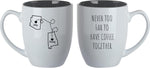Never to Far Coffee Mug, Ceramic Mug for Long Distance Friends, Personalized Moving, Birthday, Get Together Gift, for Women, Friends, Cousin