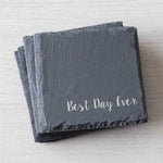 Custom Engraved Coaster, Monogrammed Personalized Coasters, Perfect Birthday, Housewarming, Host or Hostess Gift