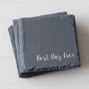 Custom Engraved Coaster, Monogrammed Personalized Coasters, Perfect Birthday, Housewarming, Host or Hostess Gift