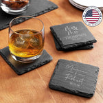 Personalized Coaster for Wedding Gift or Housewarming Gift, Perfect Newlyweds Gift, Engagement, and Anniversary