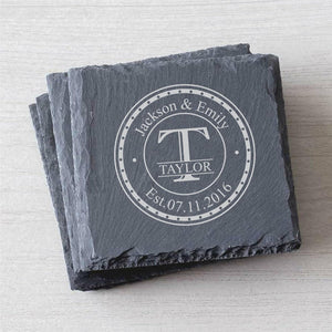Personalized Coaster for Wedding Gift or Housewarming Gift, Perfect Newlyweds Gift, Engagement, and Anniversary