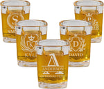 Personalized Shot Glass, Custom 3oz Shot Glasses, Gift for Men, Birthday, Wedding, and Party