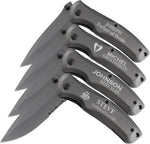 Personalized Groomsmen Knife, Custom Name Engraved Pocket Knife Gift for Best man, Groomsmen (1 Knife)
