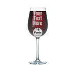 17oz Custom Stemmed Wine Glass