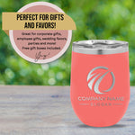 Custom Design Wine Tumbler 12oz with Bulk Pricing